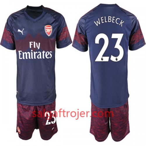 Arsenal Fodboldtrøjer Danny Welbeck 23 Børn Udebanesæt 2018/19 Kort ærmer Arsenal Fodboldtrøjer Danny Welbeck 23 Børn Udebanesæt 2018/19 Kort ærmer